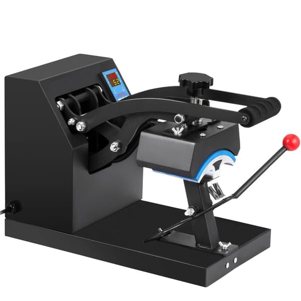 5,5 x 3,5 tum hatt värmepressmaskin, exakt digital styrning, enhetlig värmeöverföring, effektiv utskrift, lätt att använda