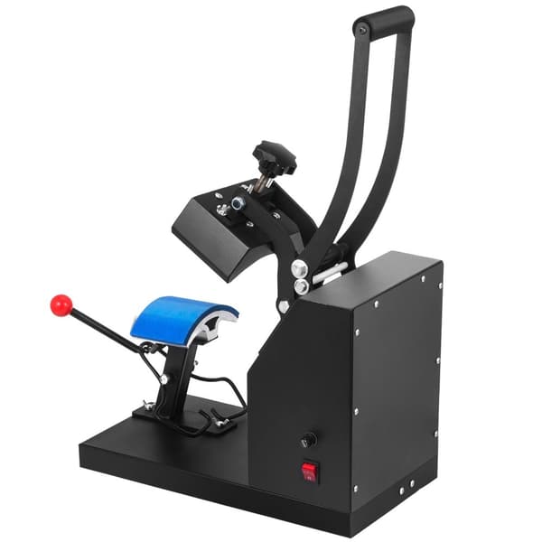 5,5 x 3,5 tum hatt värmepressmaskin, exakt digital styrning, enhetlig värmeöverföring, effektiv utskrift, lätt att använda