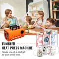 Miniatyrbild 7 av 8: 11-30oz superstor tumbler värmepress, muggvärmepress, pekskärm i rattstil, säkerhetskrets med dubbel kontroll, lätt att använda