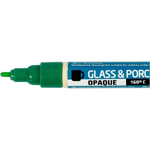 12-Pak - Porselen- & Glasspenn - Tegn på glass, porselen & speil