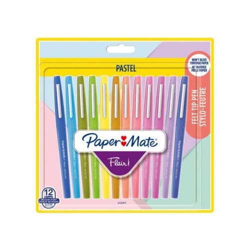 Märkpenna PAPERMATE Flair pastell 12/fp