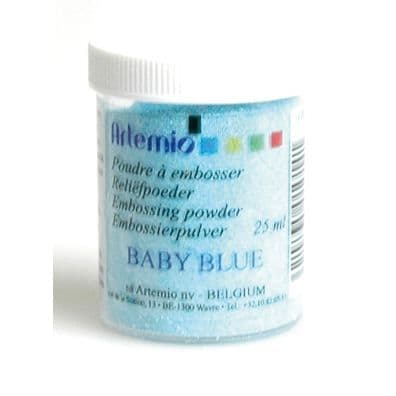 Reliefpulver - Artémio - Babyblå - Färg: Blå - Perfekt för skapelser