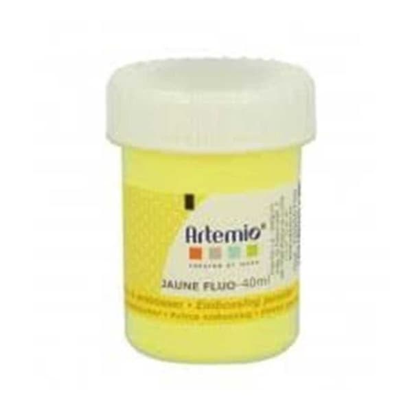 Embossingpulver - ARTEMIO - Fluorgul - 40 ml - Opaque typ - Embossingteknik