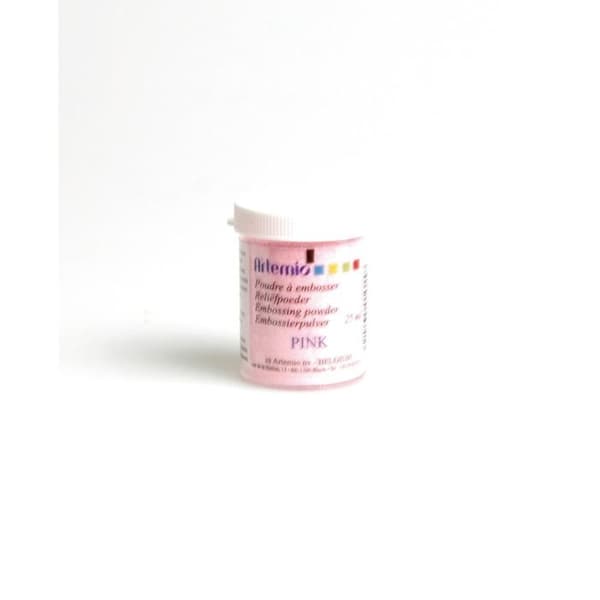 Reliefpulver för relief - Artémio - Babyrosa - Rosa färg - Perfekt för kreationer