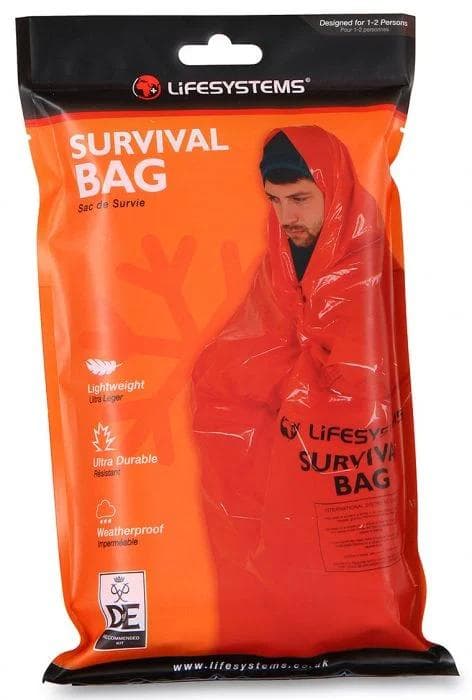 LIFESYSTEMS SURVIVAL BAG 2090, överlevnadsskydd, värmereflekterande nödsäck