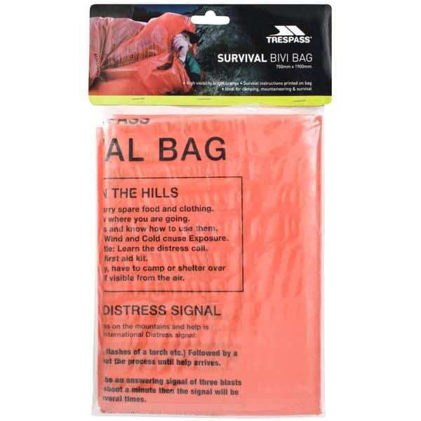 Trespass Radiator High Visibility Bivi Survival Bag