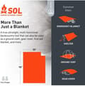 Miniatyrbild 7 av 7: SOL EMERGENCY BLANKET XL, nödfilt värmereflekterande