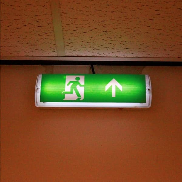 Nødbelysning 4 watt påbygget nødlampe