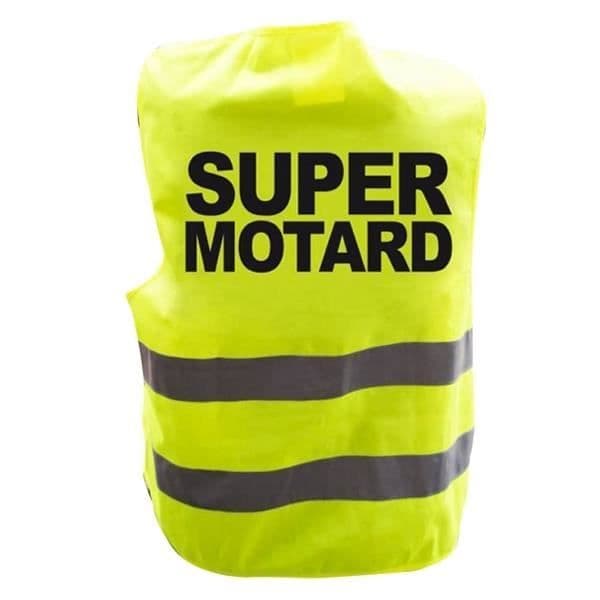 Neongul reflekterande superbikerväst