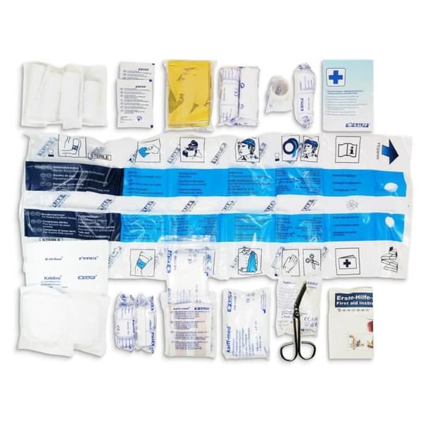 Första hjälpen-kit för bil, DIN 13164 Godkänd