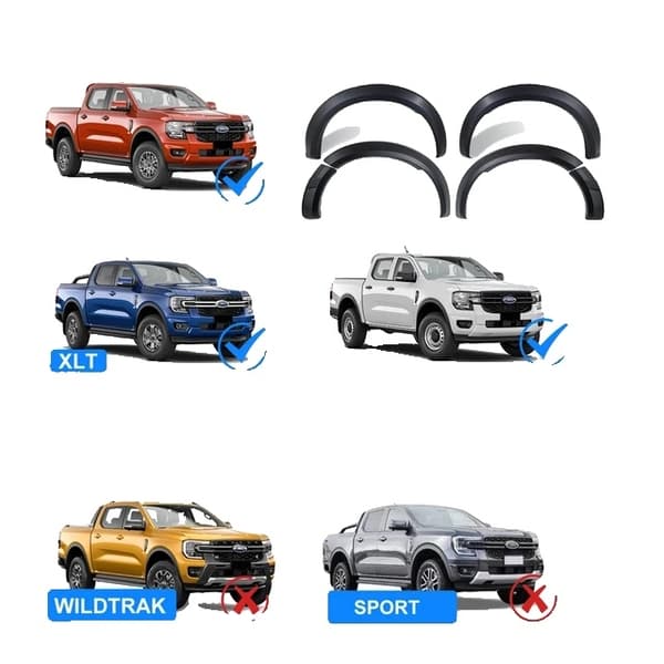 Fender Flares, Pyöränkaarien suojat, Auton lisävarusteet, SPORT LIMITED XL XLT XLS