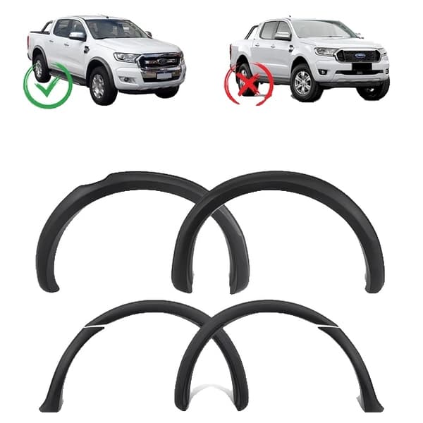 Fenderforstærkere, slankt design, mat sort finish, fender flares