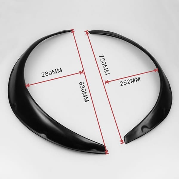 Bil Skærmforøgere, Fleksibelt Design, Universel Pasform