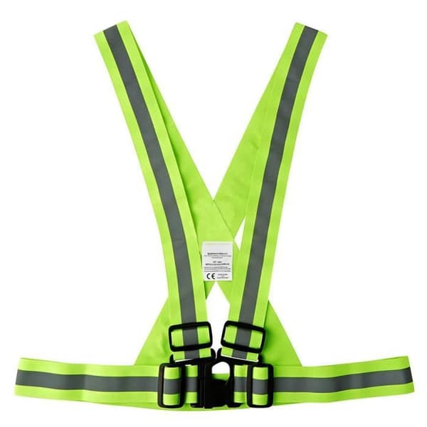 Reflexband godkända för motorcyklar och cyklar, fluorescerande gul