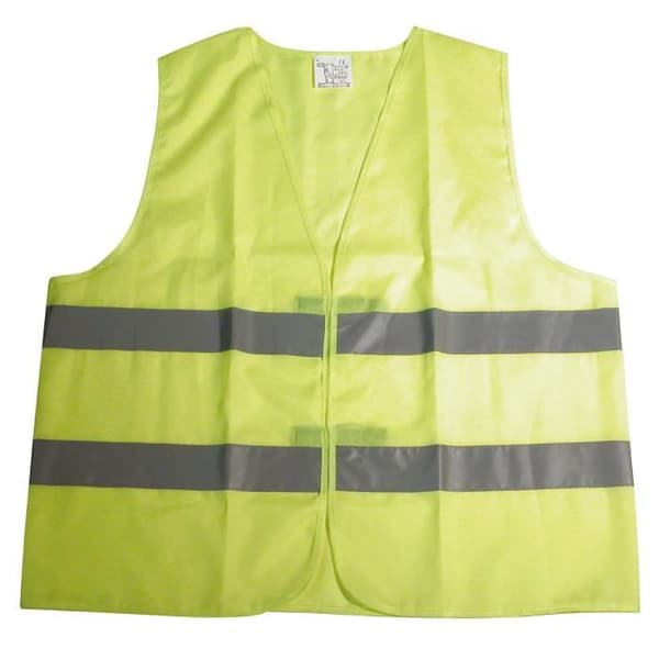 Dresco junior säkerhetsväst textil reflexgul en storlek