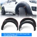 Miniatyrbild 2 av 2: Hjulbåge Fender Flares, Ficka Nitad Design, Passar till Ford Ranger 2016-2022,Bultstil 2015-2022