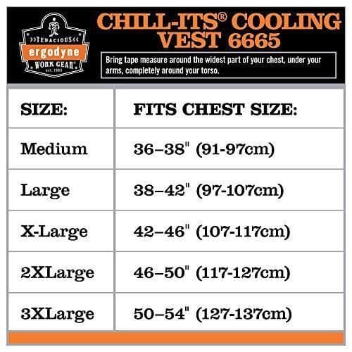 Chill-Its 12535 Kylväst för avdunstning - 6665