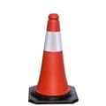 Miniatyrbild 1 av 2: Gummibas trafikkon 50 cm. Tror