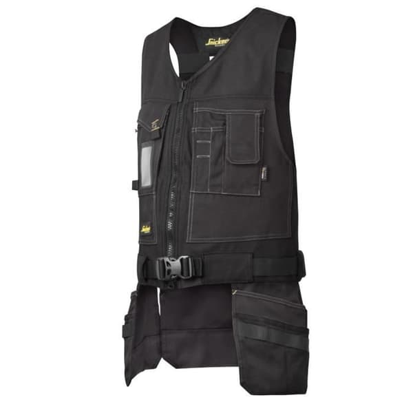 Snickers Gilet för verktygCanvas+ Storlek L svart - 42540404006