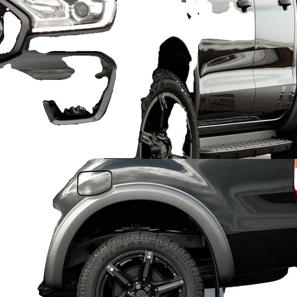 Fenderforlængere, hjulbuebeskyttelse, offroad muddkasser, 2019-2022 3 tommer