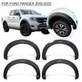 Miniatyrbillede 2 af 2: Skærmudvidelser til Ford Ranger 2019-2022, Mat Sort, Øget Bredde, Ridsebeskyttelse,Reflektorstil