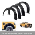 Miniatyrbillede 2 af 2: Bil Styling Skærmforøgere, Sort Farve, Til Ford Ranger, FR23FF301BK
