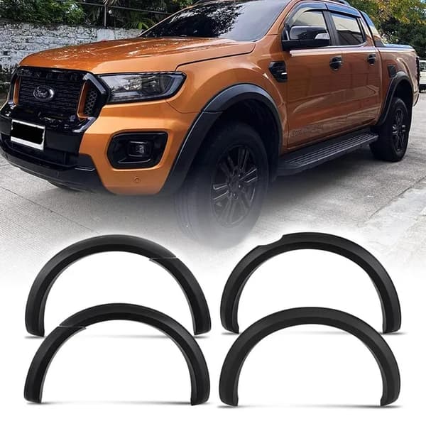 Fender Flares, Lokasuojan suojaus, Ford Ranger -yhteensopivuus, EI REIKÄÄ 2019-2022