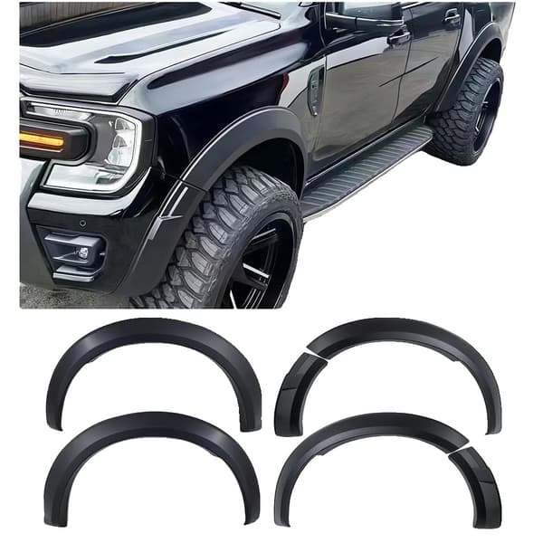 Ford Ranger Skärmvidare, Anpassade för 2022-2024 Modeller, 130mm Breddning,ingen sensorhål