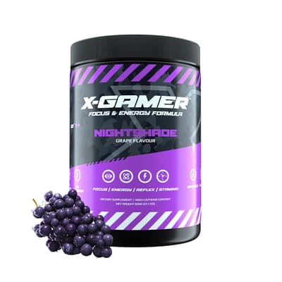 X-GAMER X-Tubz Nightshade 60porsjoner - 600g
