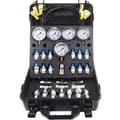 Miniatyrbillede 1 af 5: Hydraulisk Tryktest Kit, 5 Manometre, Robust Etui