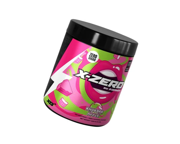 X-Zero Rhubarb Apple - 100 Serveringar