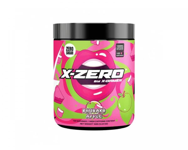X-Zero Rhubarb Apple - 100 Serveringar