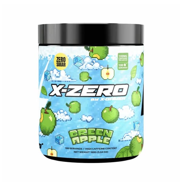 Energidrikpulver X-Zero 160 gram Green Apple