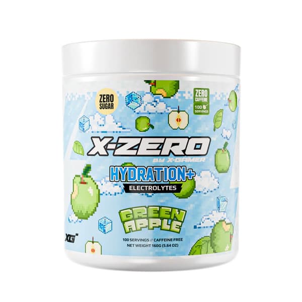 Energidrikkpulver X-Zero Hydration+ 160 gram Green Apple