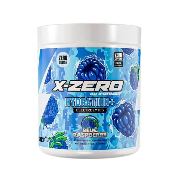 Energiajuomajauhe X-Zero Hydration+ 160 gram Blue Raspberry