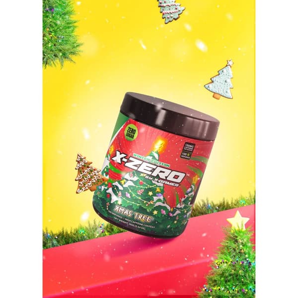 X-GAMER Energidrikkpulver X-Zero 160 gram X-Mas Tree