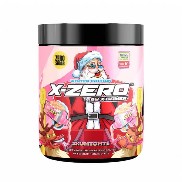 Energidrikpulver X-Zero 160 gram Skumtomte
