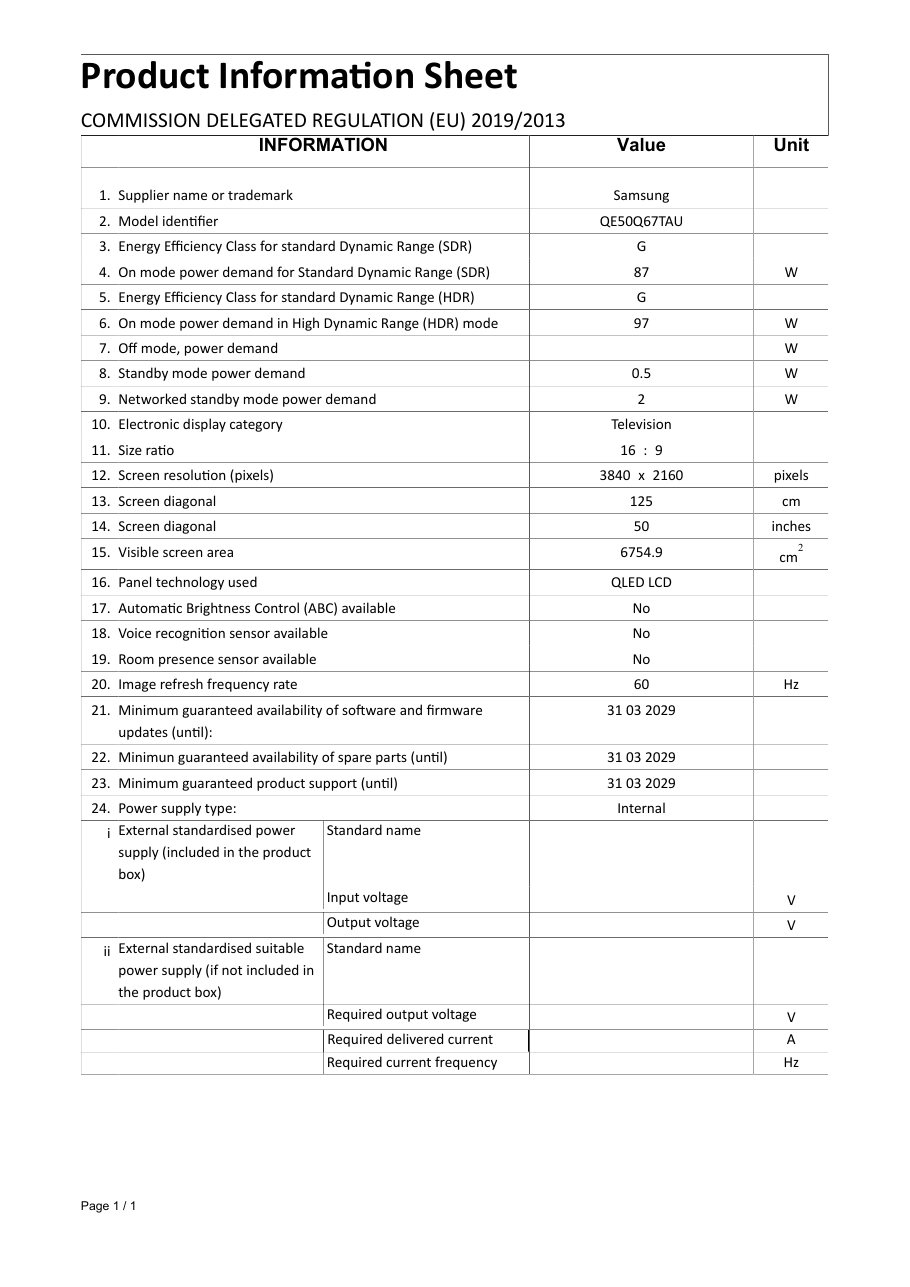 qe50q67tau samsung