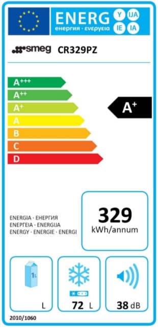 A+ Smeg integrerad kyl/frys CR329PZ