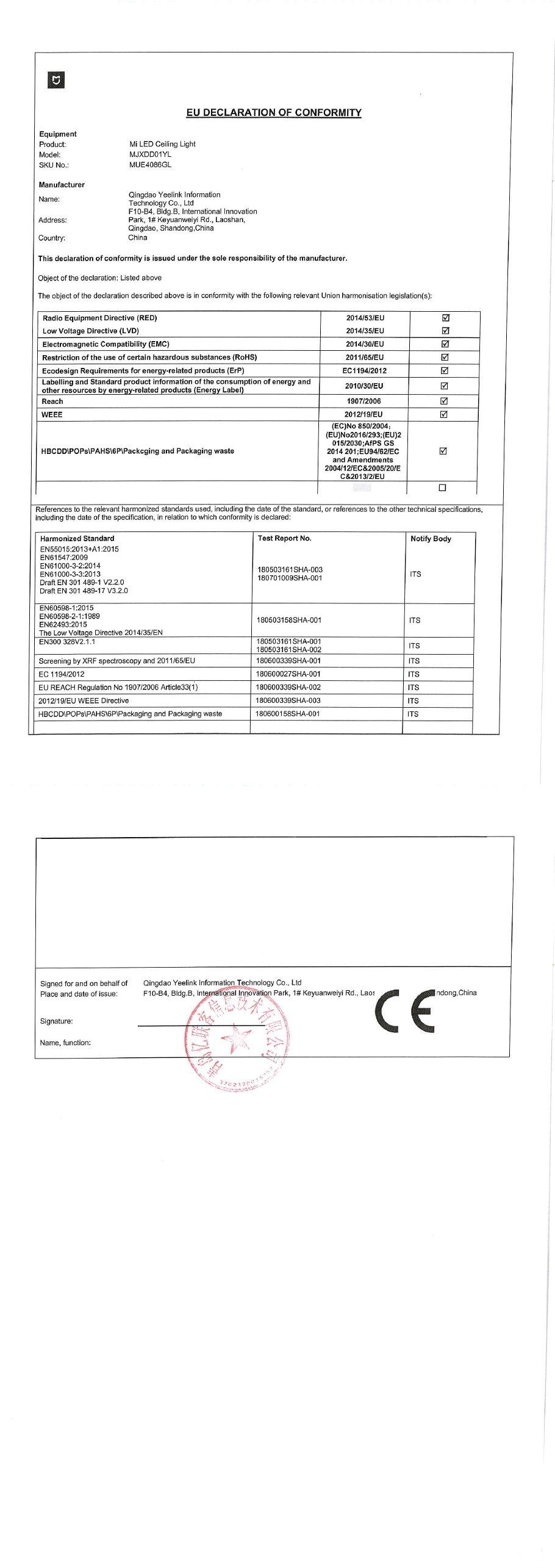 A++ Xiaomi Mi LED Smart-kattovalaisin, 45 W, 3100 lumenia, Wifi, ääniohjaus, sovelluksen hallinta (valkoinen)