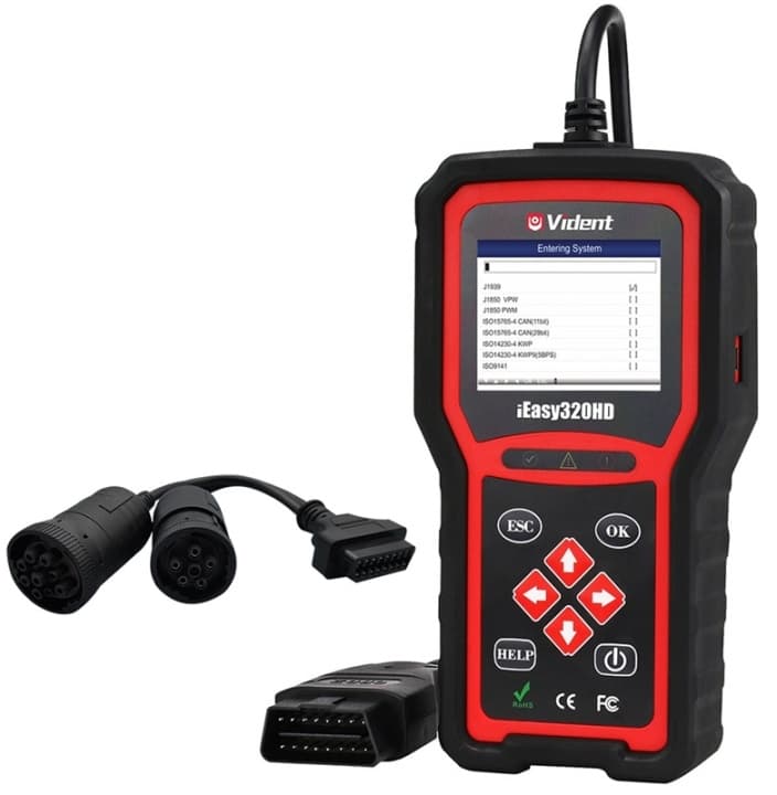 Vident iEasy320 HD Diesel&Petrol OBDII/EOBD CAN Felkodsläsare