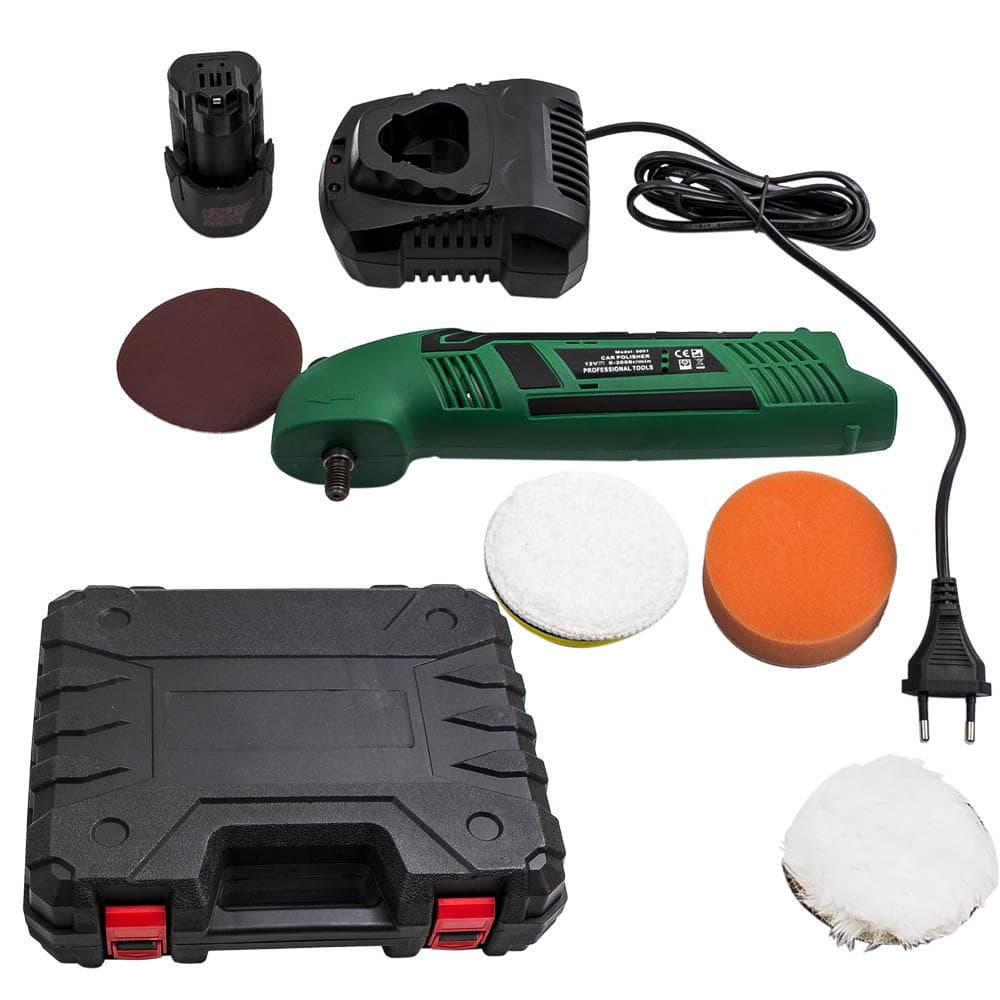bil Slipning polermaskin batteri & amp; Laddstationen 1,3 AH / 1300 mah