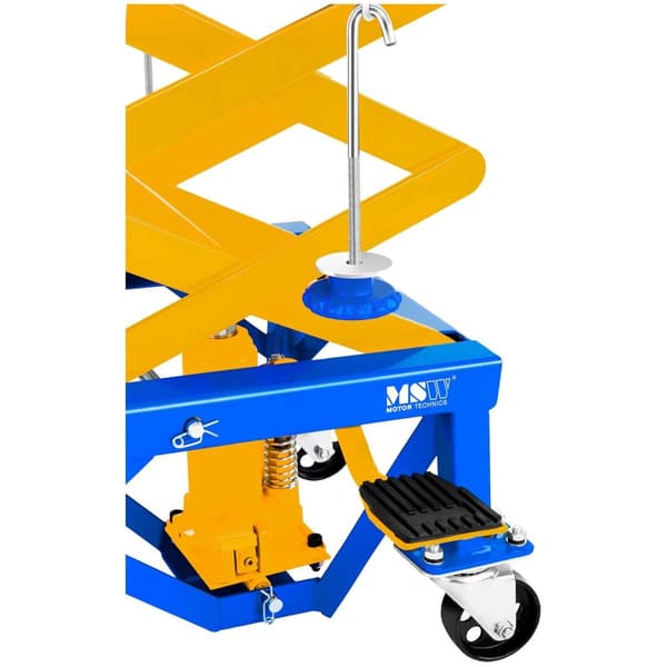 MSW Saxlift för MC - Med hjul - 135 kg