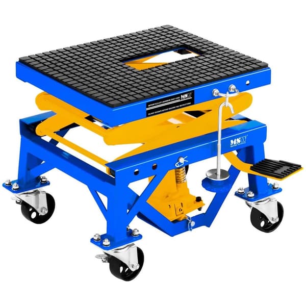 MSW Saxlift för MC - Med hjul - 135 kg