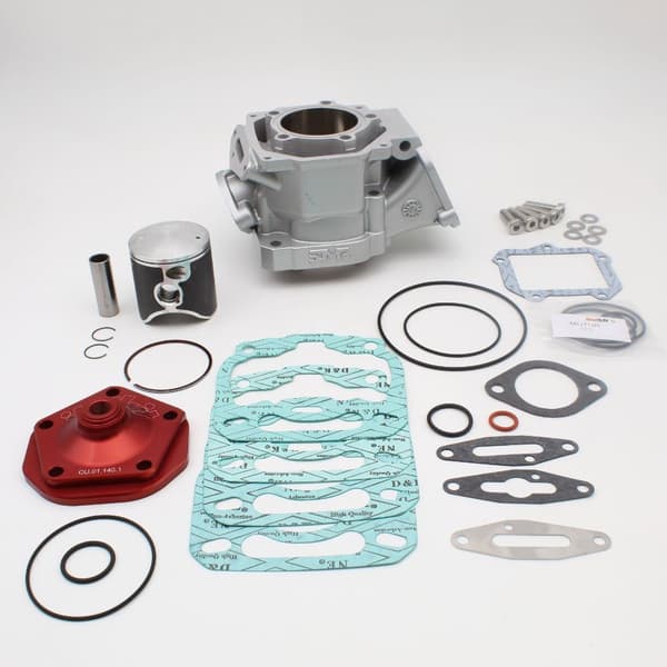 Italkit Sylinterisarja Aprilia 125 Cc Transf A 140 Cc Ø 57 Mm Ck.01.140.g Hopeinen