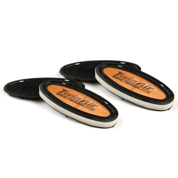 Twin Air Airbox Vent Oval 2 Units Oranssi,Musta