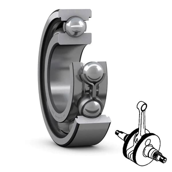 Skf Laakeri Bb1-0855 25 X 62 X 12 Mm Hopeinen