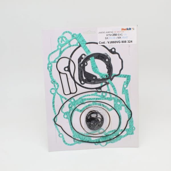 Italkit Komplet Gaket Kit Ktm 250 Exc 05-sx 05-06-mx 06-07 Søvfarvet