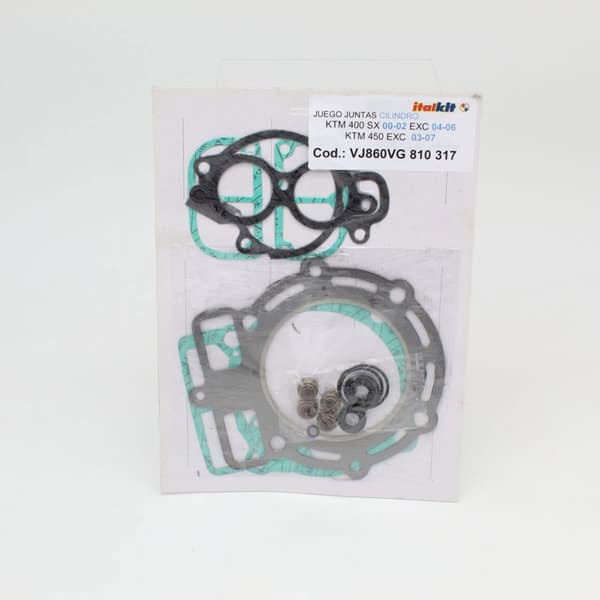 Italkit Yläpää Tiivistesarja Ktm 400 Sx 00-02-exc 00-02.04-06/450 Exc 03-07 Hopeinen