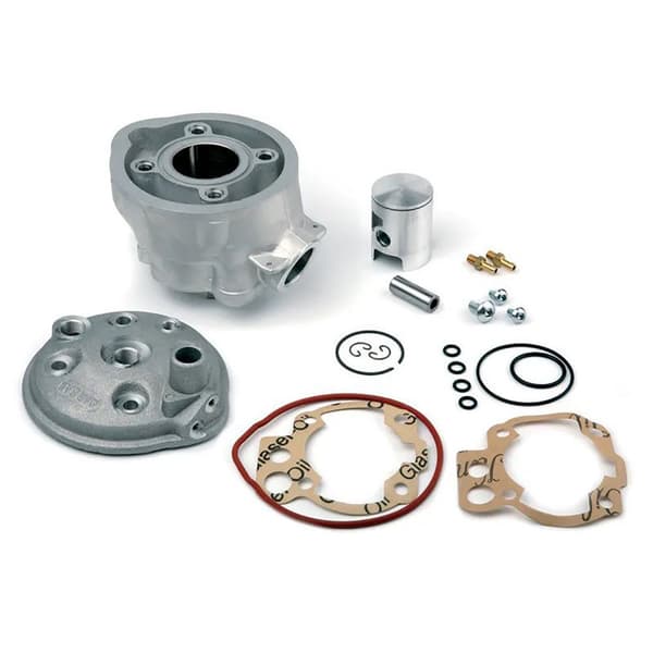 Airsal Sylinterisarja Minarelli Am3/am4/am5/am6 Big Bore 48 Mm Hopeinen